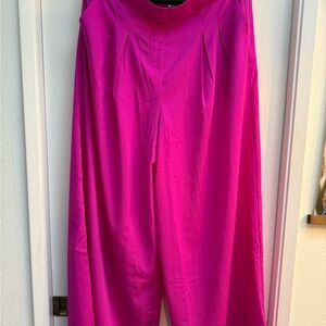 DAVI & DANI Pink Wide Leg Pants